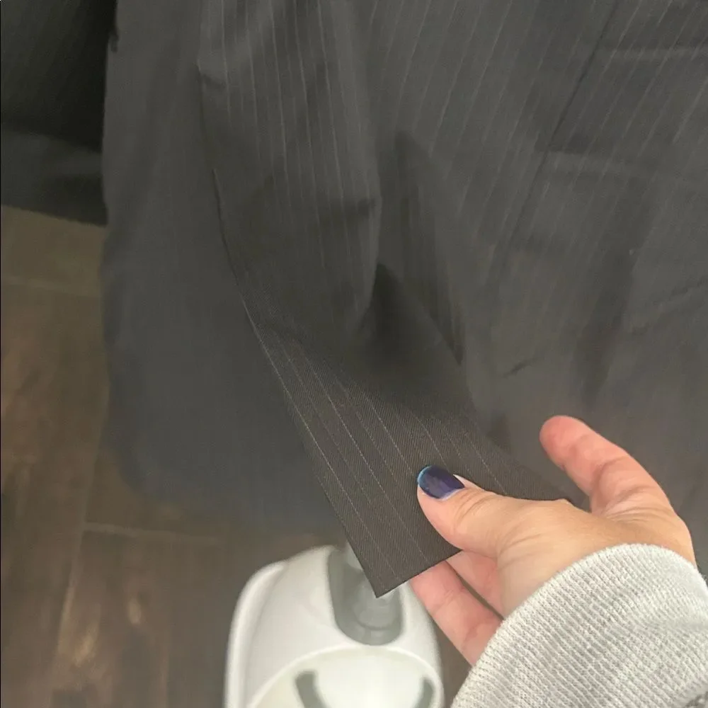 Hugo Boss Classic Black Men's Pinstripe Suit, 42R